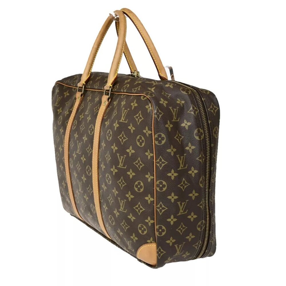 LOUIS VUITTON Sirius 45 Travel Hand Bag Monogram Leather Brown - Picture 3 of 15
